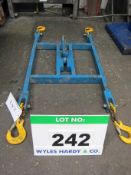 A 890mm x 520mm Battery 4-Point Lifting Frame, SWL1250Kg (Note: Requires LOLER Examination prior