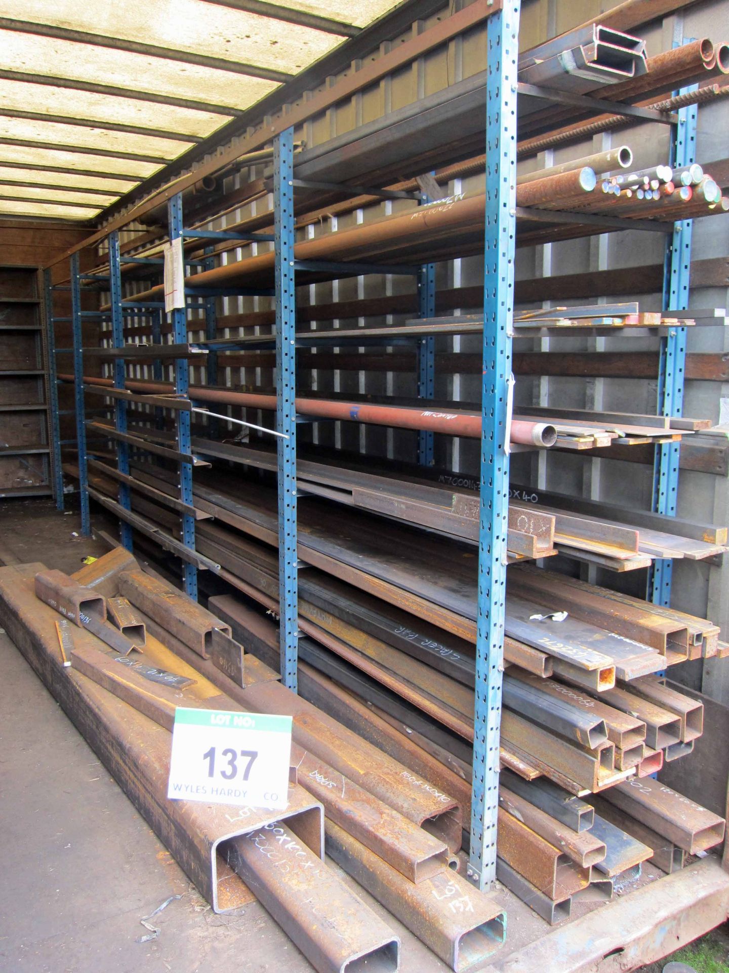 The Steel Stock Holding including Bar, Tube, Flat, Angle, Box Section, etc. (As Lotted includes - Image 11 of 13