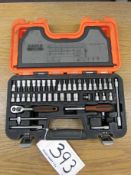 A BAHCO 1/4 Inch Drive Socket Set