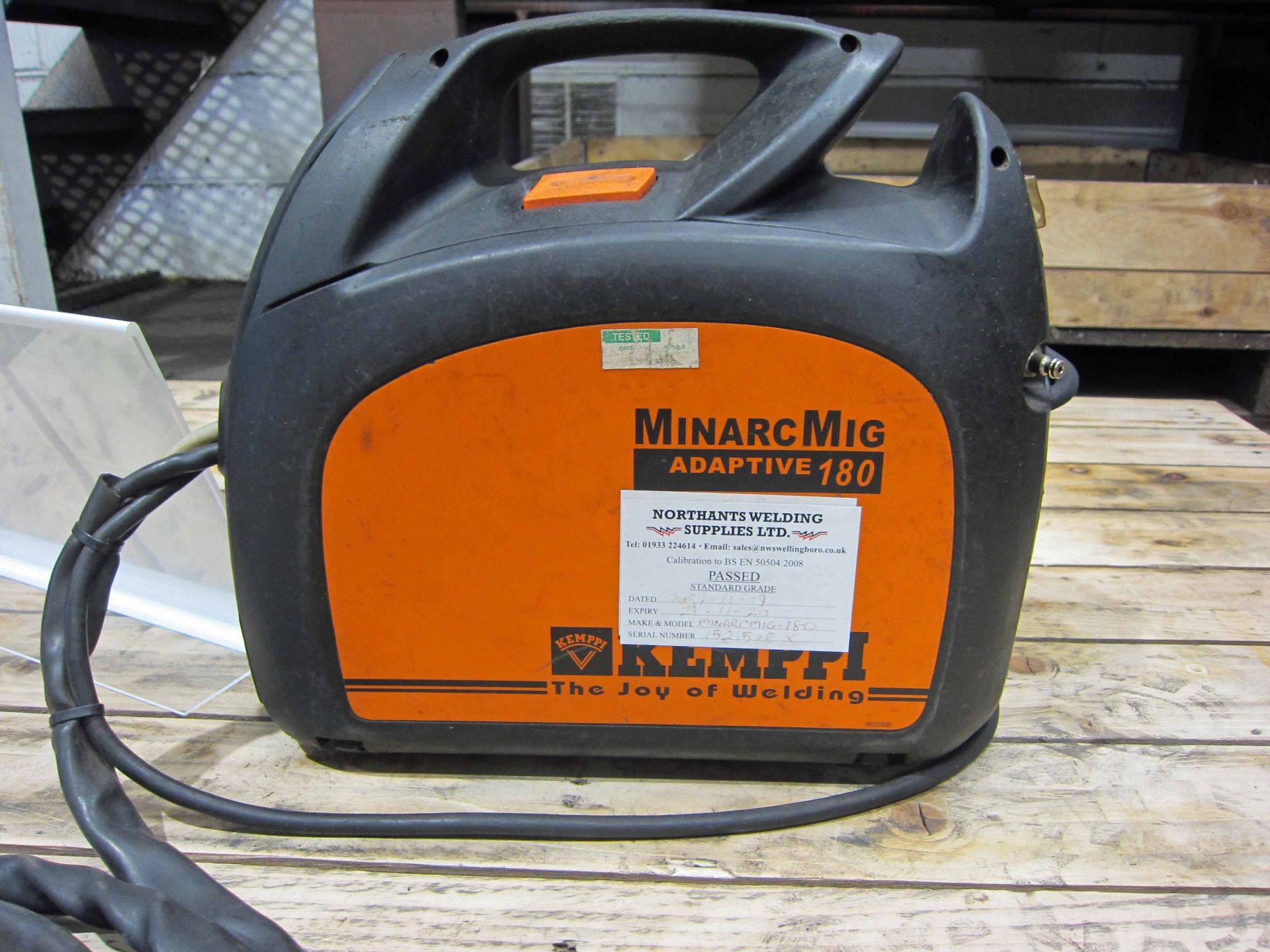 A KEMPPI MinArc Mig Model Adaptive 180 240V Portable Mig Welder complete with Gun and Earth Lead ( - Image 3 of 6