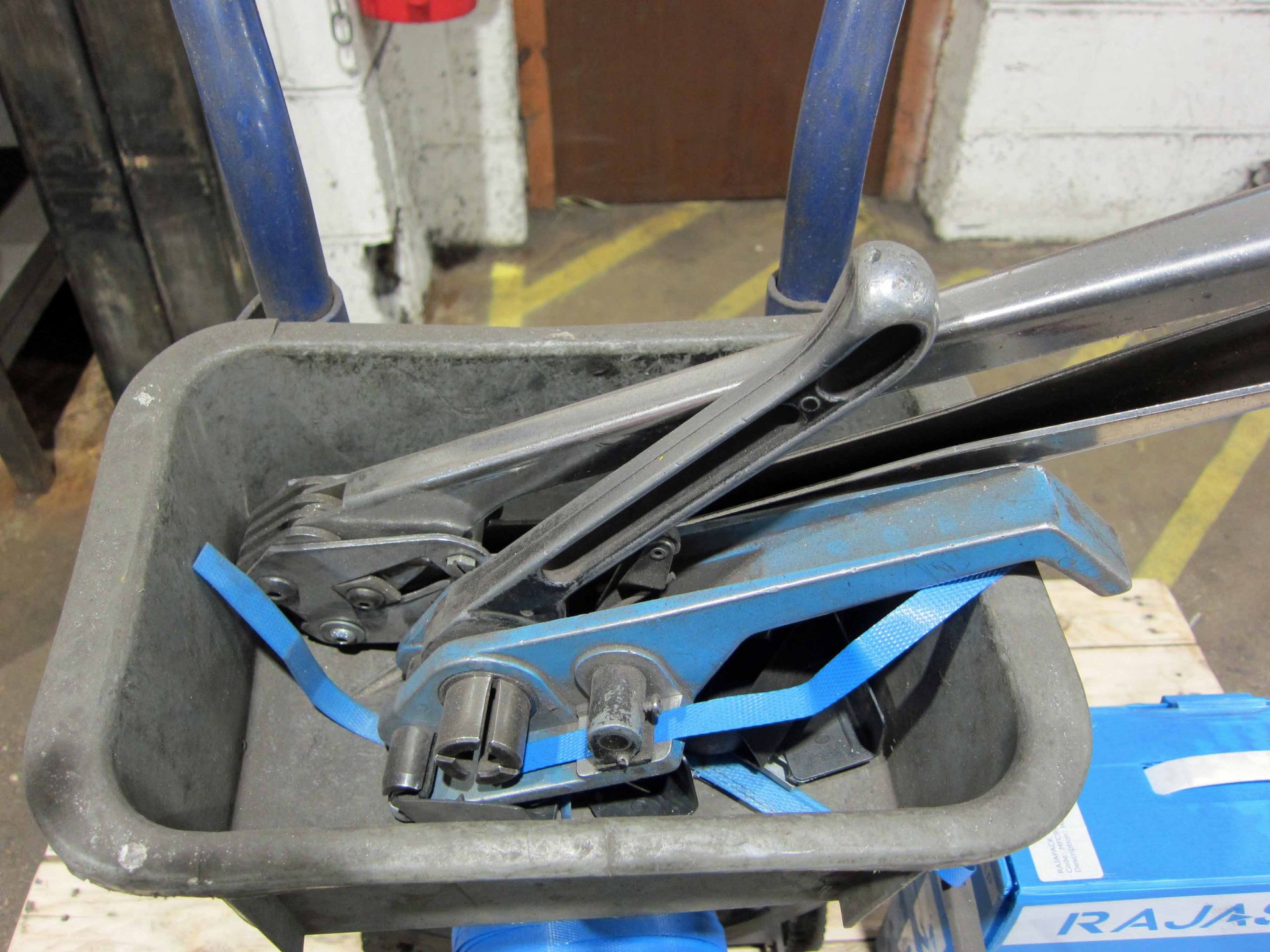 A Banding Trolley, Banding Tools and A Quantity of Banding with Clips and Corner Protectors - Image 3 of 3