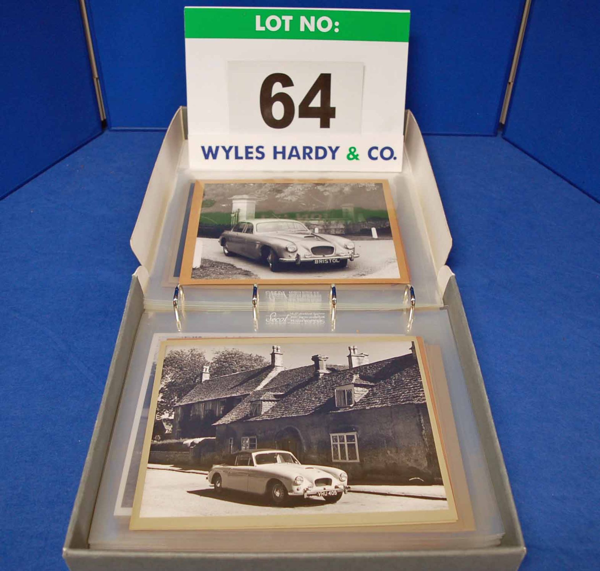 A Grey Box Album containing A Range of Black and White Promotional Photographs taken for Bristol