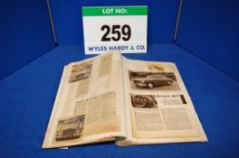 A Scrapbook Album containing Press Cuttings relating to Bristol Cars Limited from September 1961