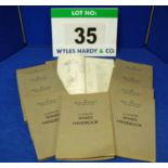 Ten Copies of the Spares Handbook for The Bristol Type 408 Mk II, 409 and 410 Car