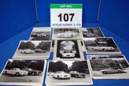 A Box Containing A Quantity of Promotional Black and White Photographs of The Bristol 405 Drophead