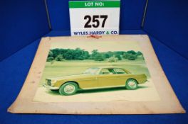 A Double Sided Promotional Board with Colour Photographs of the Bristol 409, 410, 411 Mk 1 and 2,