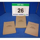 A Collection of Three Spares Handbooks for The Bristol Type 406, Type 407 and Type 408 Mk II, 409