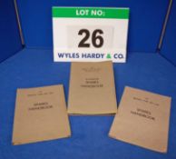 A Collection of Three Spares Handbooks for The Bristol Type 406, Type 407 and Type 408 Mk II, 409