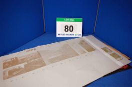 A Collection of Digital Printing Foils and Acetates used in the Promotion of The Bristol Beaufighter