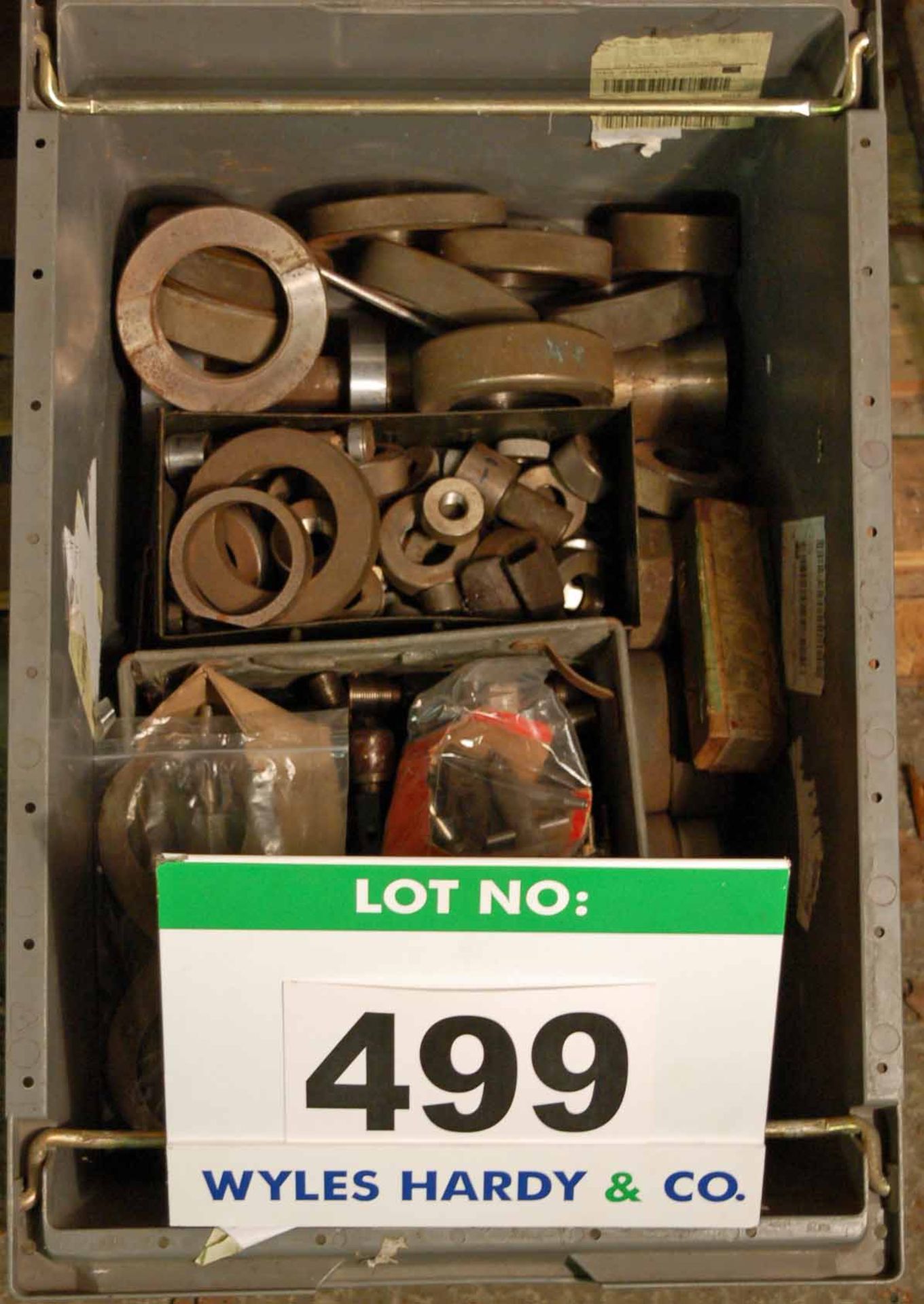 A Grey Plastic Crate containing A Quantity of Various Plug and Thread Gauges