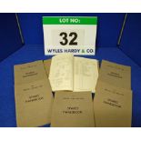 Six Copies of the Spares Handbook for The Bristol Type 406 Car