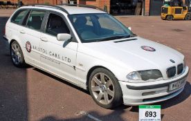 A BMW 3.0D SE Touring Estate Car, Registration Number W412 NMR, First Registered 05/08/2000,