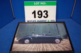 A Framed and Glazed Colour Promotional Photograph of A Bristol 401 Drophead