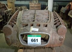 A Timber Framed Body Panel Fabrication Buck for The Bristol 406 Front Section including Removable