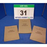 A Collection of Three Spares Handbooks for Bristol Type 406, Type 407 and Type 408 Mk II, 409 and