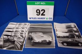 A Box of Promotional Black and White Photographs of the Interior of the Arnolt Bristol Fixed Head