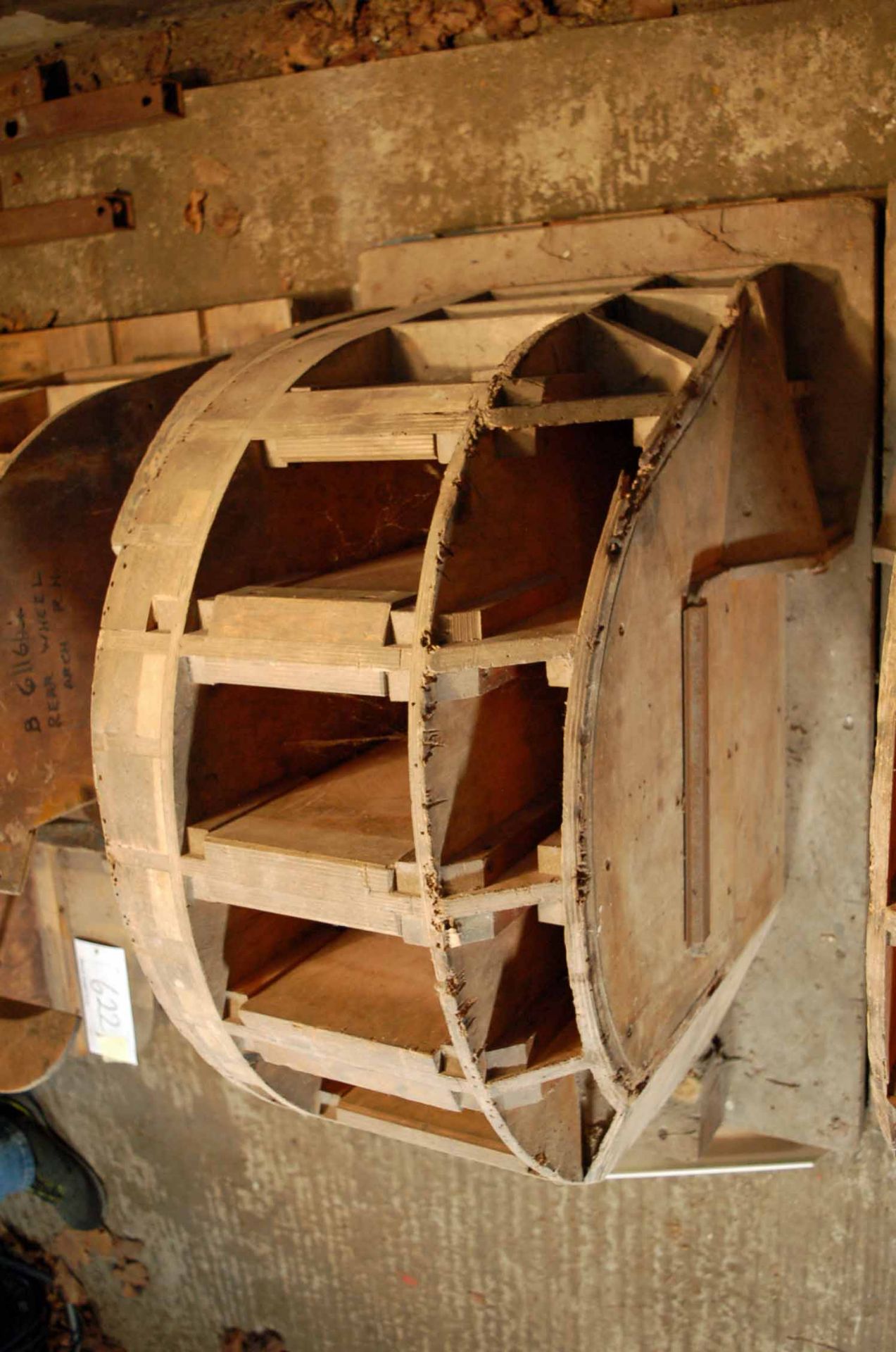 A Bristol Cars Wooden Inner Wheel Arch Fabrication Buck - Image 3 of 3