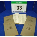 Five Copies of the Spares Handbook for The Bristol Type 408 Mk II, 409 and 410 Car