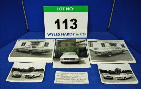 A Box Containing A Quantity of Promotional Black and White Photographs of A Bristol 412 Outside