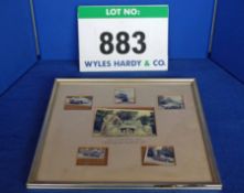 A Framed and Glazed Commemorative Photograph Collection Entitled '1955 2-Litre Bristol '405' B.M.