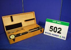 A FEDERAL Model 320/1-3-1 Dial Indicating Bore Gauge Kit in Wooden Case (Untested)