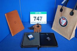 A Bristol Cars Merchandise Pack comprising A Bristol Branded Hessian Bag containing A Bristol