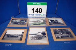 Eleven Promotional Black and White Photographs of The Beutler Bristol 406 Saloon Mounted on Card