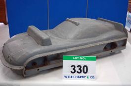 A Fibreglass Mould in Three Sections for Scale Model of The Bristol Fighter Sports Car