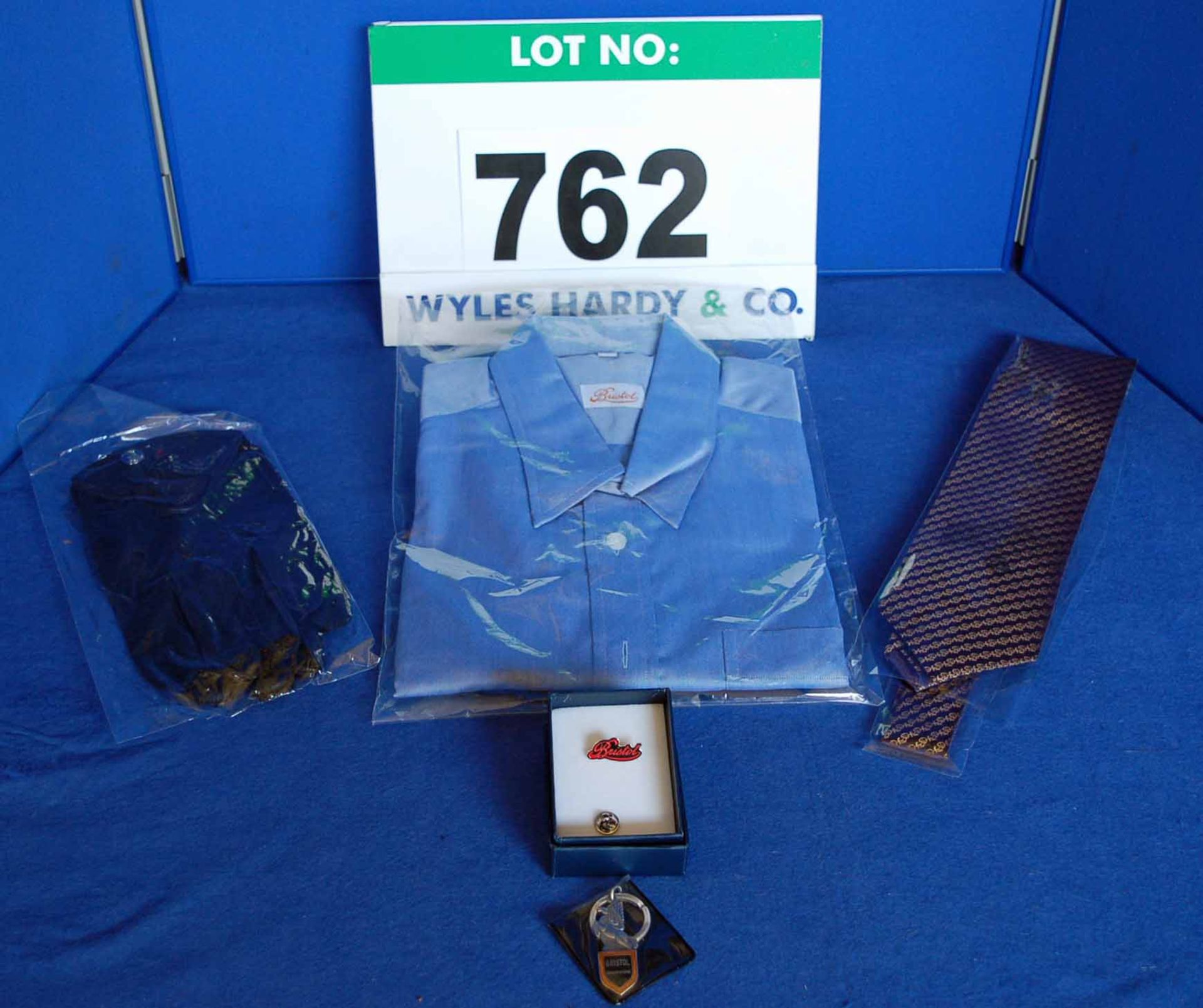 A Bristol Cars Merchandise Pack comprising A Bristol Coachworks Pegasus Keyring, A Bristol York