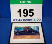 A Framed and Glazed Colour Promotional Photograph of Bristol 400 GSF 424