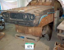 A Timber and Steel Framed Body Panel Fabrication Buck for The Bristol 603 Saloon Car including