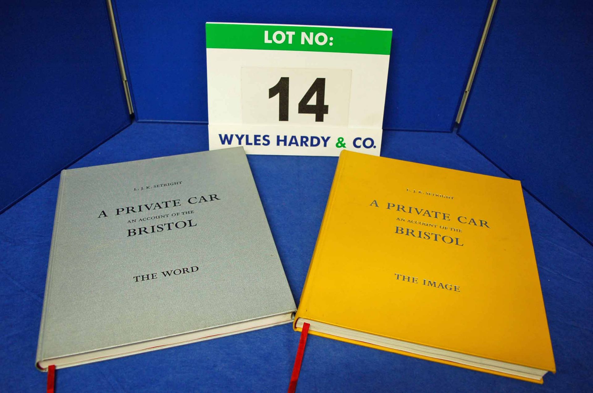 A Copy (Two Volumes) of A Private Car, an Account of the Bristol by LJK Setright comprising 'The