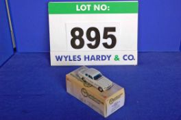 A LANSDOWNE MODELS 1:43 Scale Die Cast Model of A 1965 Bristol 408 Saloon in White (Boxed)