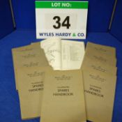 Ten Copies of the Spares Handbook for The Bristol Type 408 Mk II, 409 and 410 Car