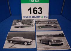 Four Various Promotional Black and White Photographs of The Bristol 409 Saloon