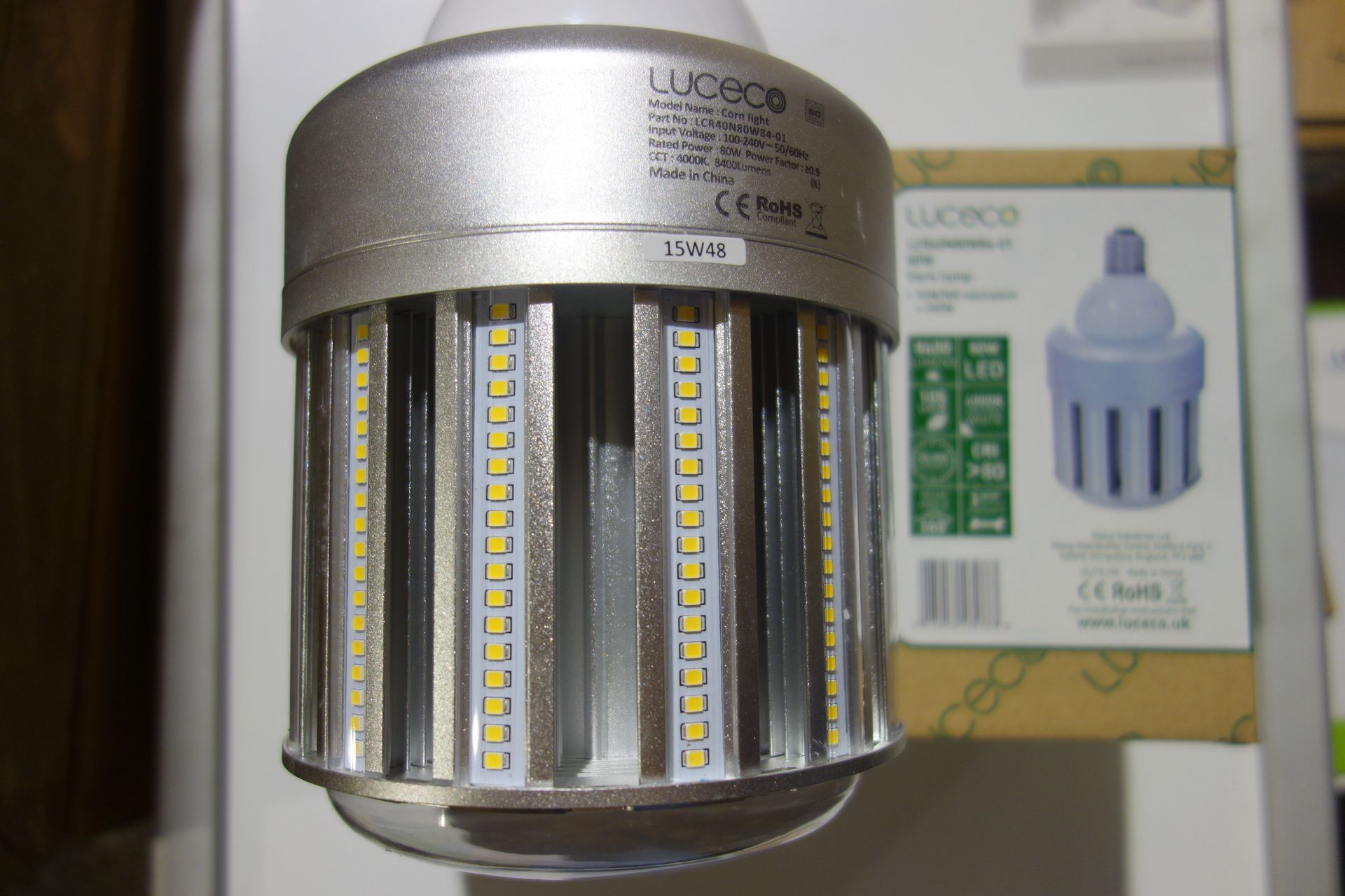 10 X Luceco LCR40N80W84-O LED Corn Lamp 8400 Lumens Son/MH Equivalent To 250W