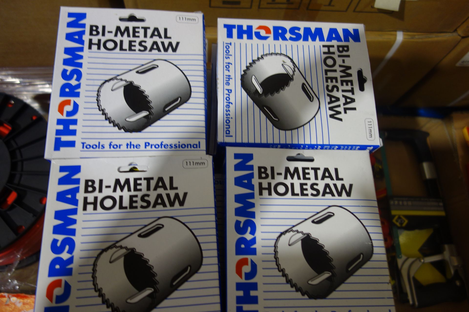 10 X Thorsman 111MM BI-Metal Hole Saws Suitable For Mild Steel Bronze Stainless Steel Brass Cast