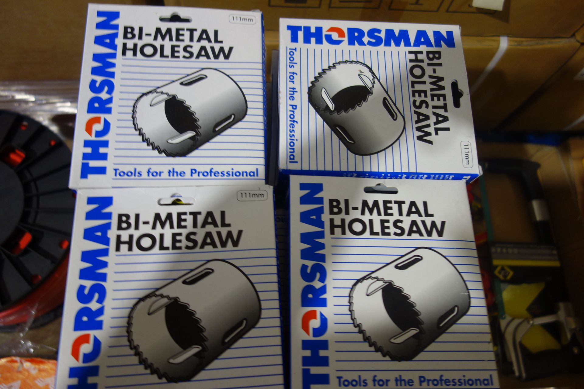 10 X Thorsman 111MM BI-Metal Hole Saws Suitable For Mild Steel Bronze Stainless Steel Brass Cast