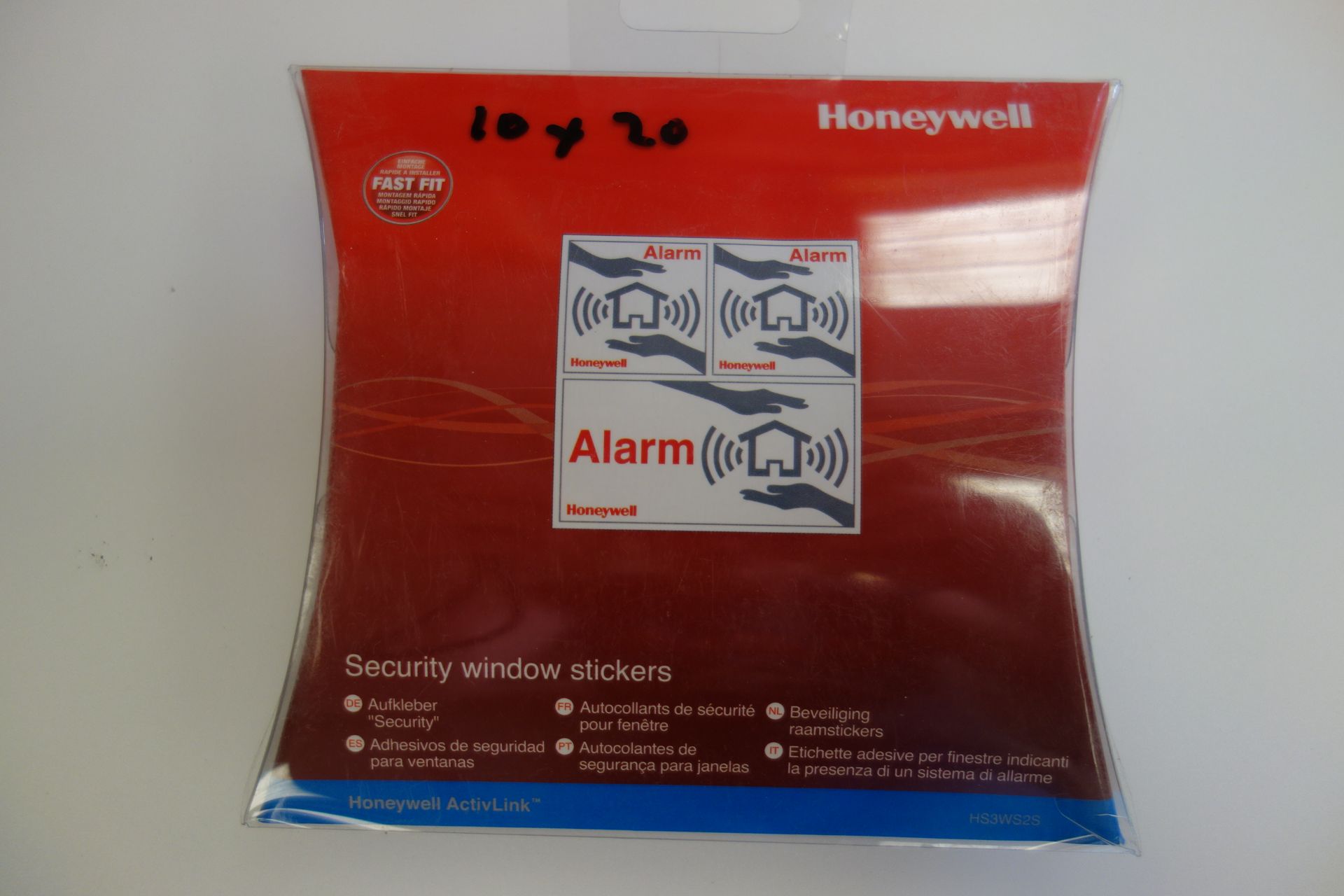 25 X Honeywell H53W525 Security Window Stickers