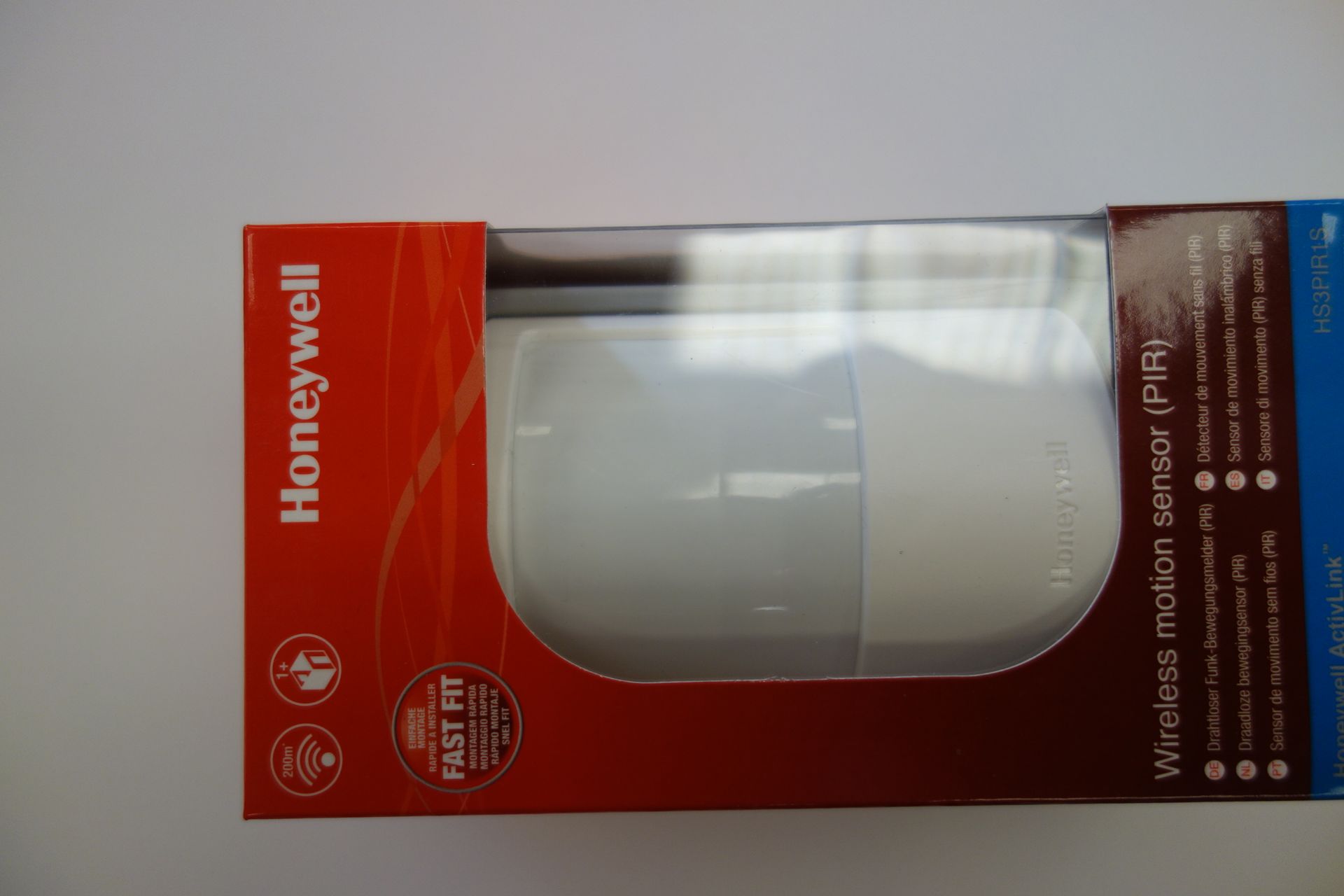 8 X Honeywell H53PIRS Wireless Motion Sensor PIR Large Areas The Home With 105 Degres Sensor Area