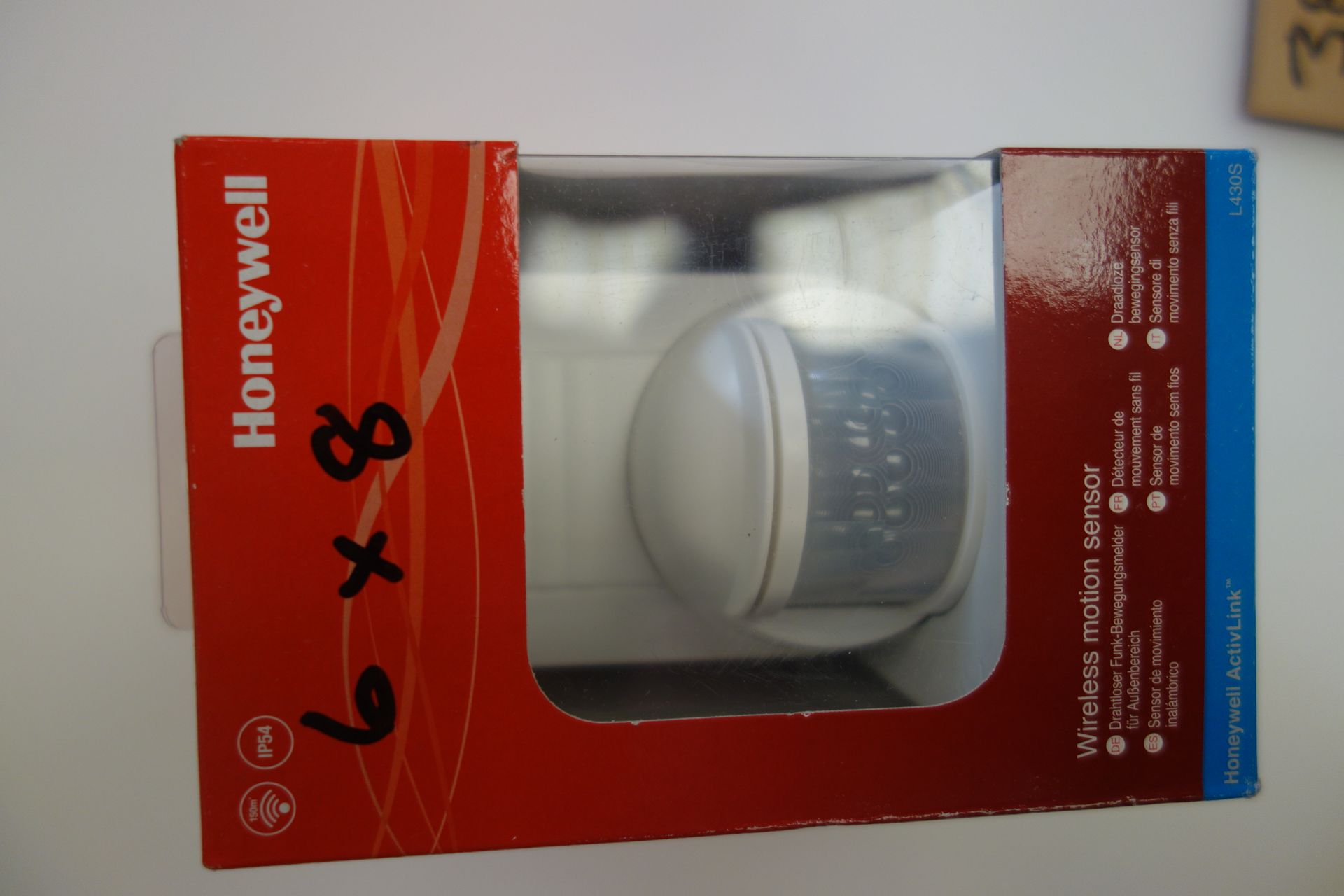 8 X Honeywell L4305 Wireless Motion Sensor Monitor Large Areas The Home With 140 Degres + 12M Sensor