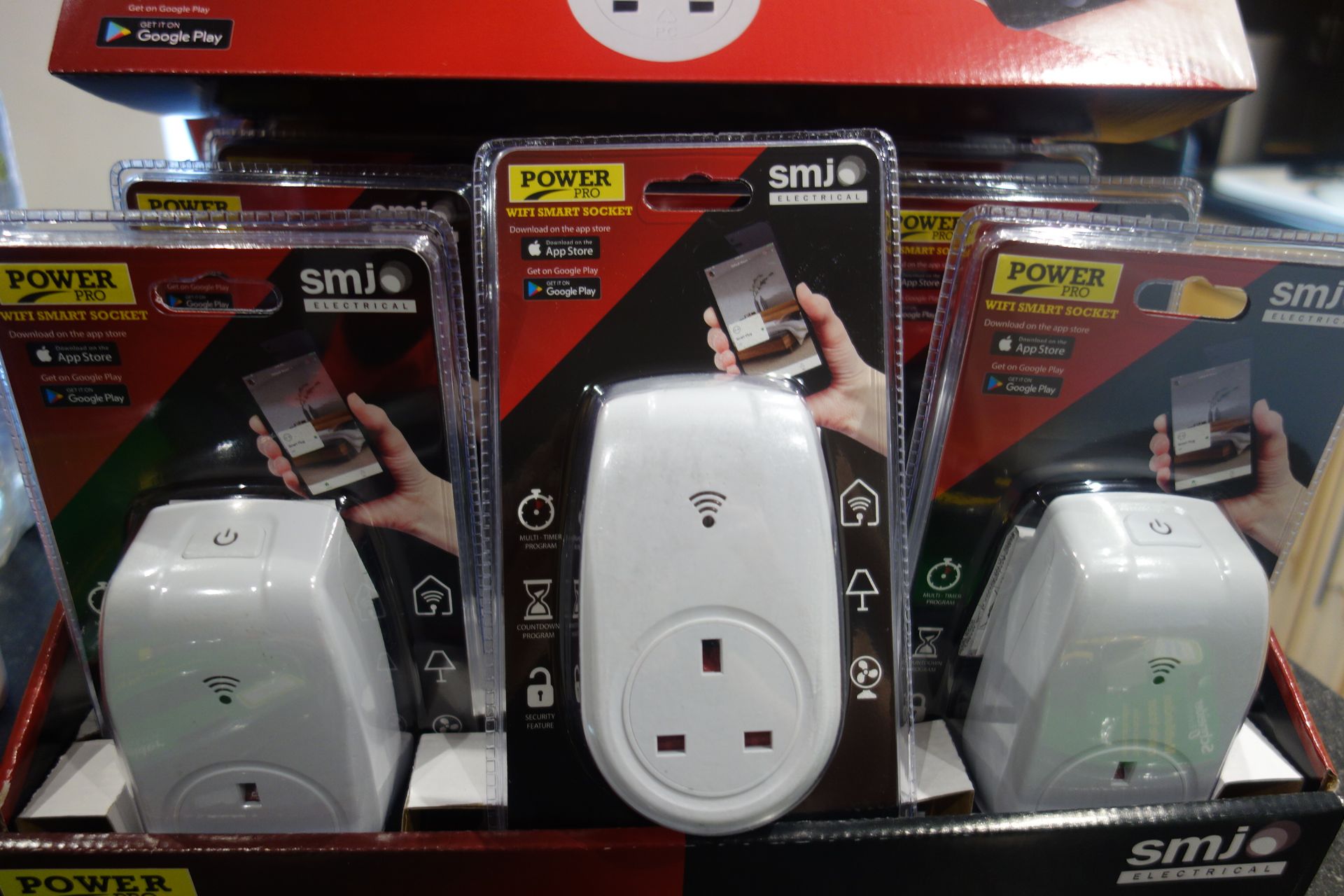 12 X SMJ Electrical Power Pro Wifi Socket Plug And Go Can Control Through The App Anywhere in the
