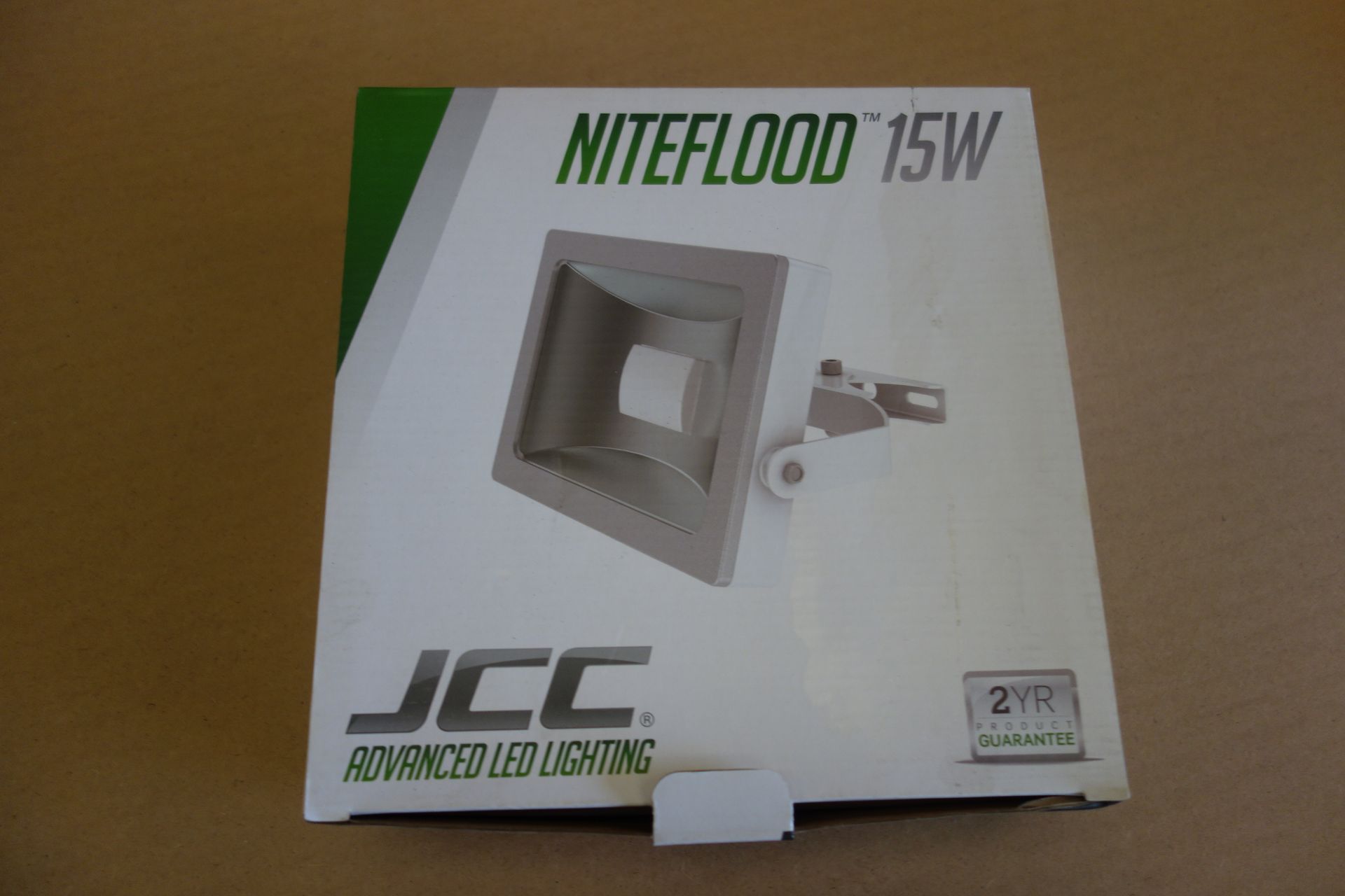 10 X JC45120 Niteflood 15W LED Floodlight 120 Beam Angle IP65 White