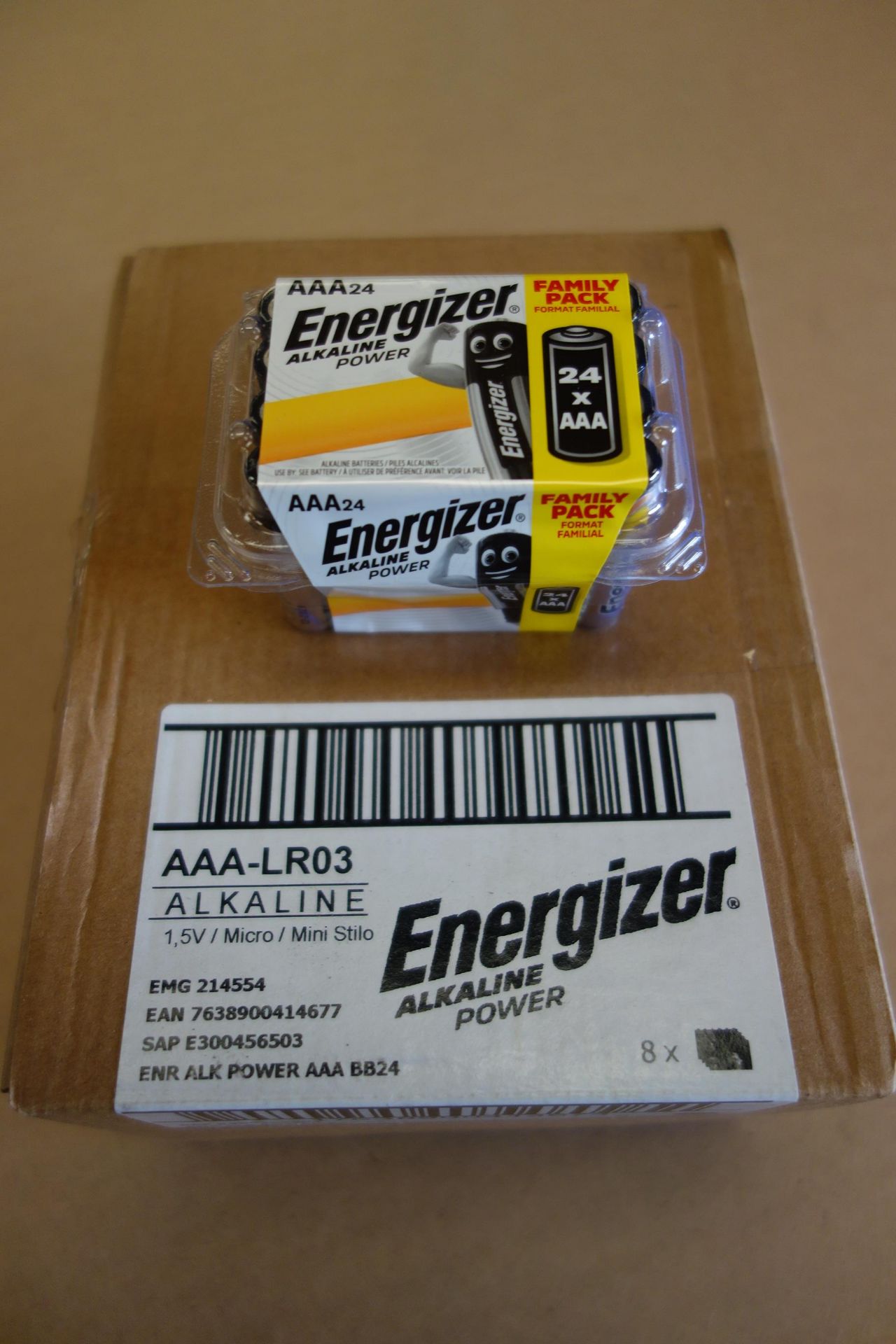 16 X Packs Of AAA-LR03 Energizer Batterys 24 X Batterys Per Pack Use By Date 12-20-29