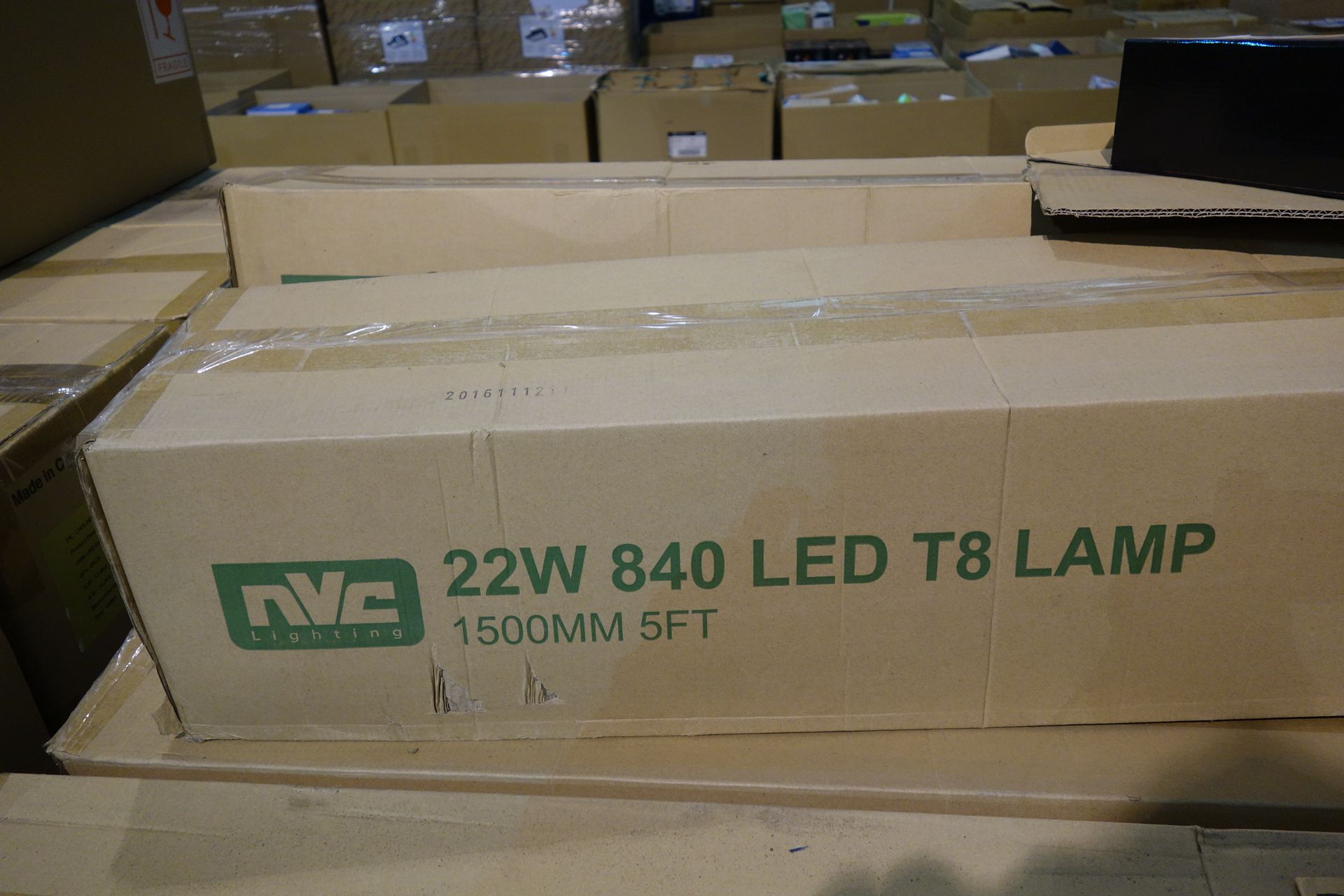 50 X NVC NL/22/LED/T8/5/840 LED Tubes 1500MM 5FT Cool White 4000K