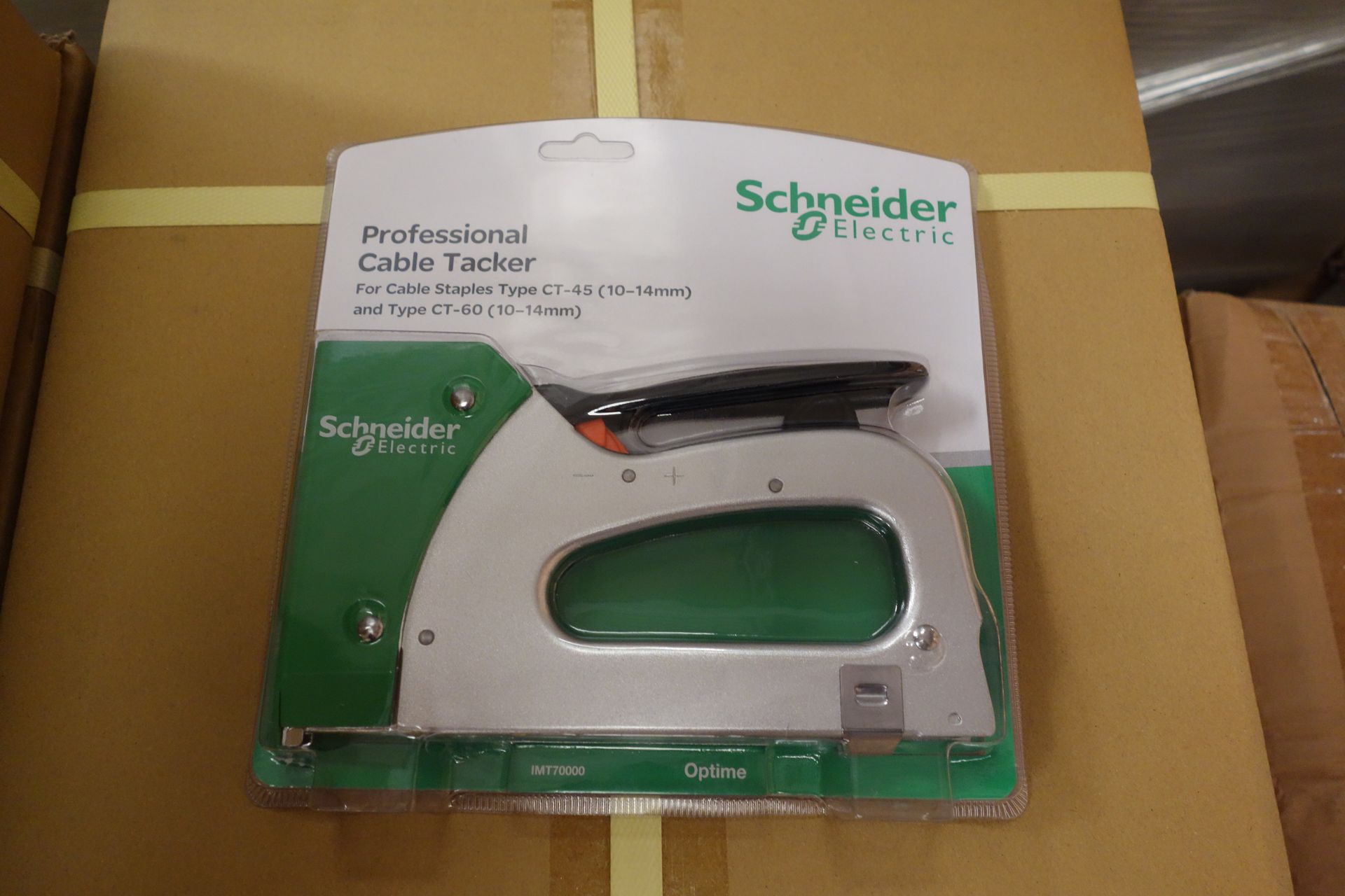 5 X Schneider IMT 7000 Professional Cable Trcker For Cable Staples Type CT-45 10-14MM + Type CT 60