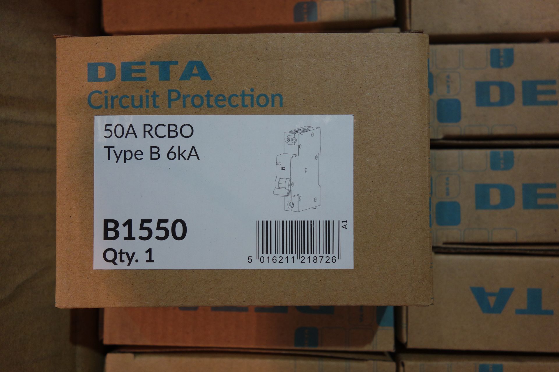 10 X Deta B1550 50A RCBOS Type B 6KA