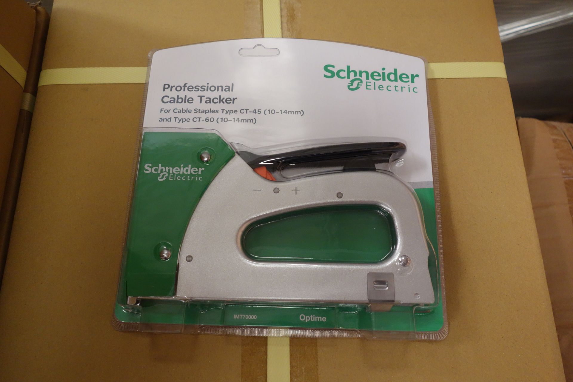 5 X Schneider IMT 7000 Professional Cable Trcker For Cable Staples Type CT-45 10-14MM + Type CT 60