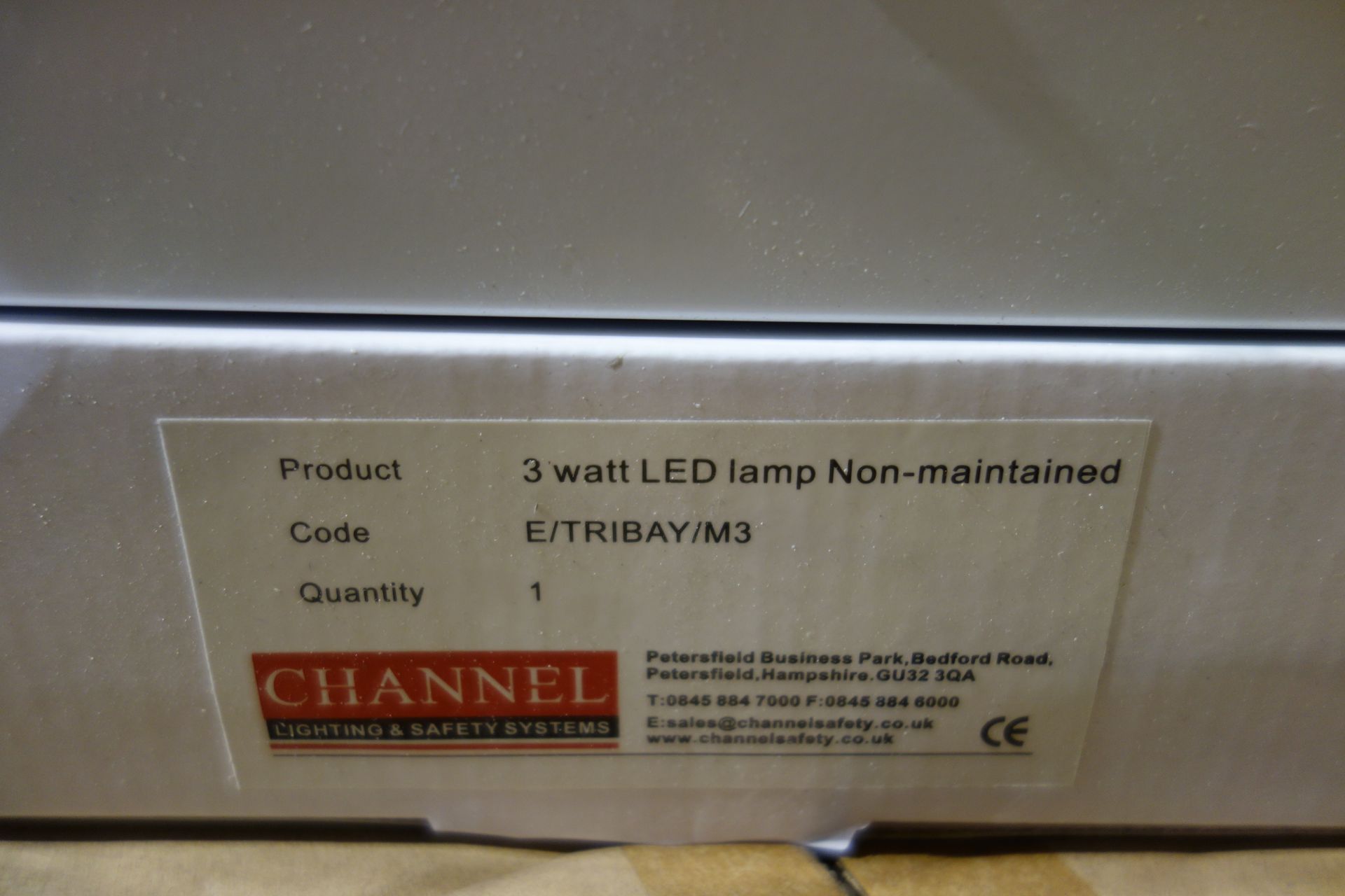 4 X Channel E/TRIBAY/M3 3W LED Non-Maintained Emergency Fitting