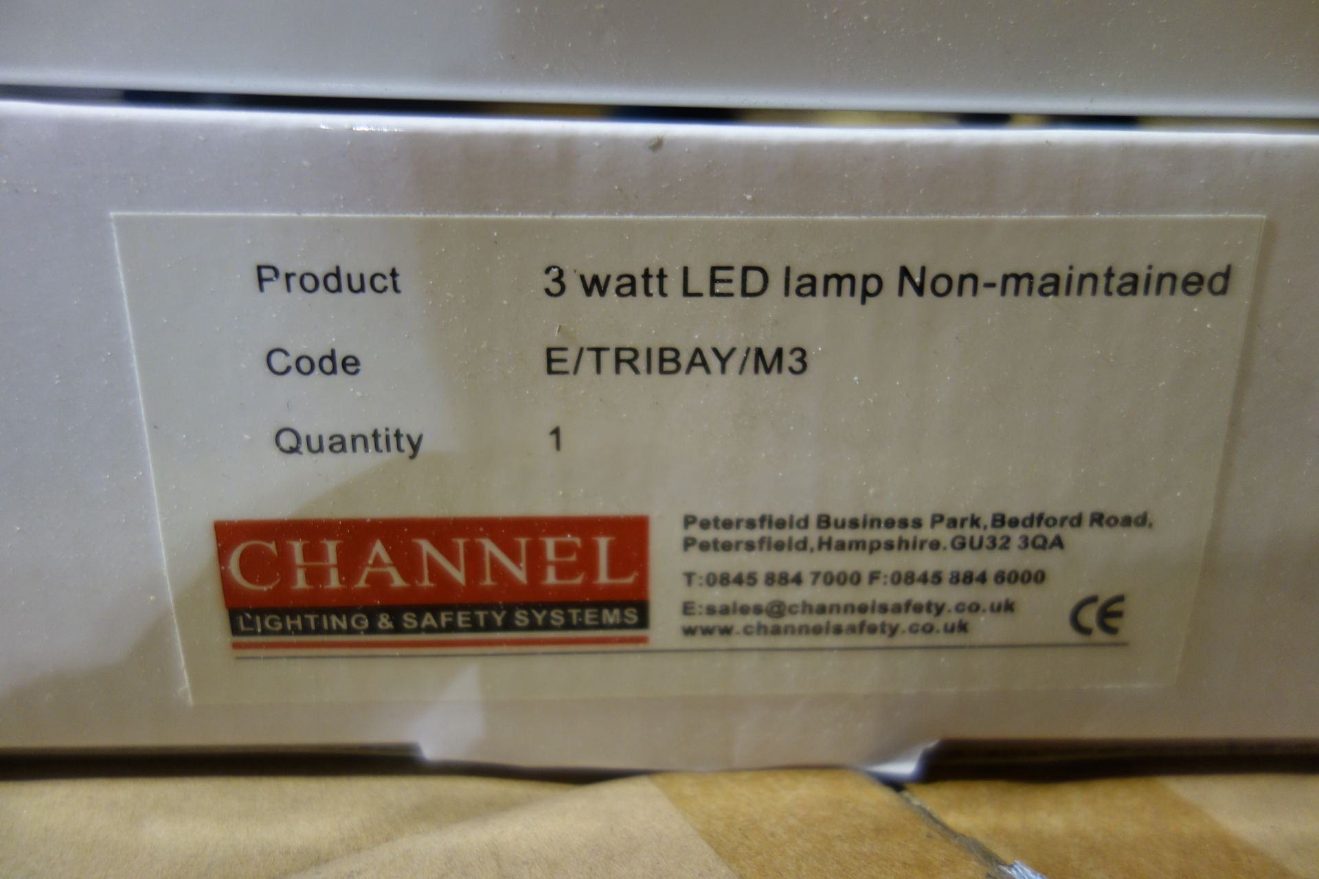 4 X Channel E/TRIBAY/M3 3W LED Non-Maintained Emergency Fitting